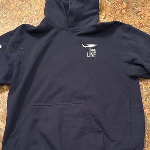 Nine Line Navy Blue Hoodie